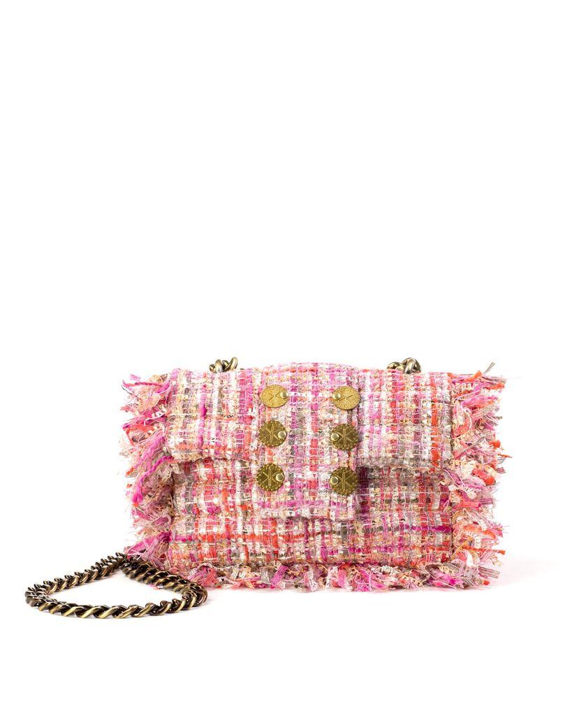 Kooreloo Pink Tweed & Sequins San Francisco Bag - Lyst