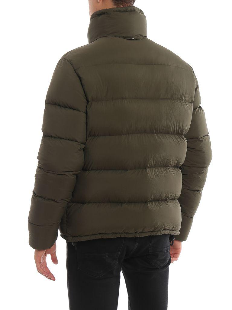 army green puffer