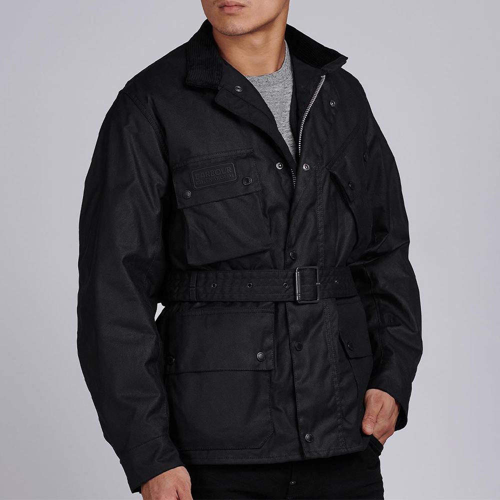 Barbour Winter A7 Wax Jacket in Black for Men | Lyst