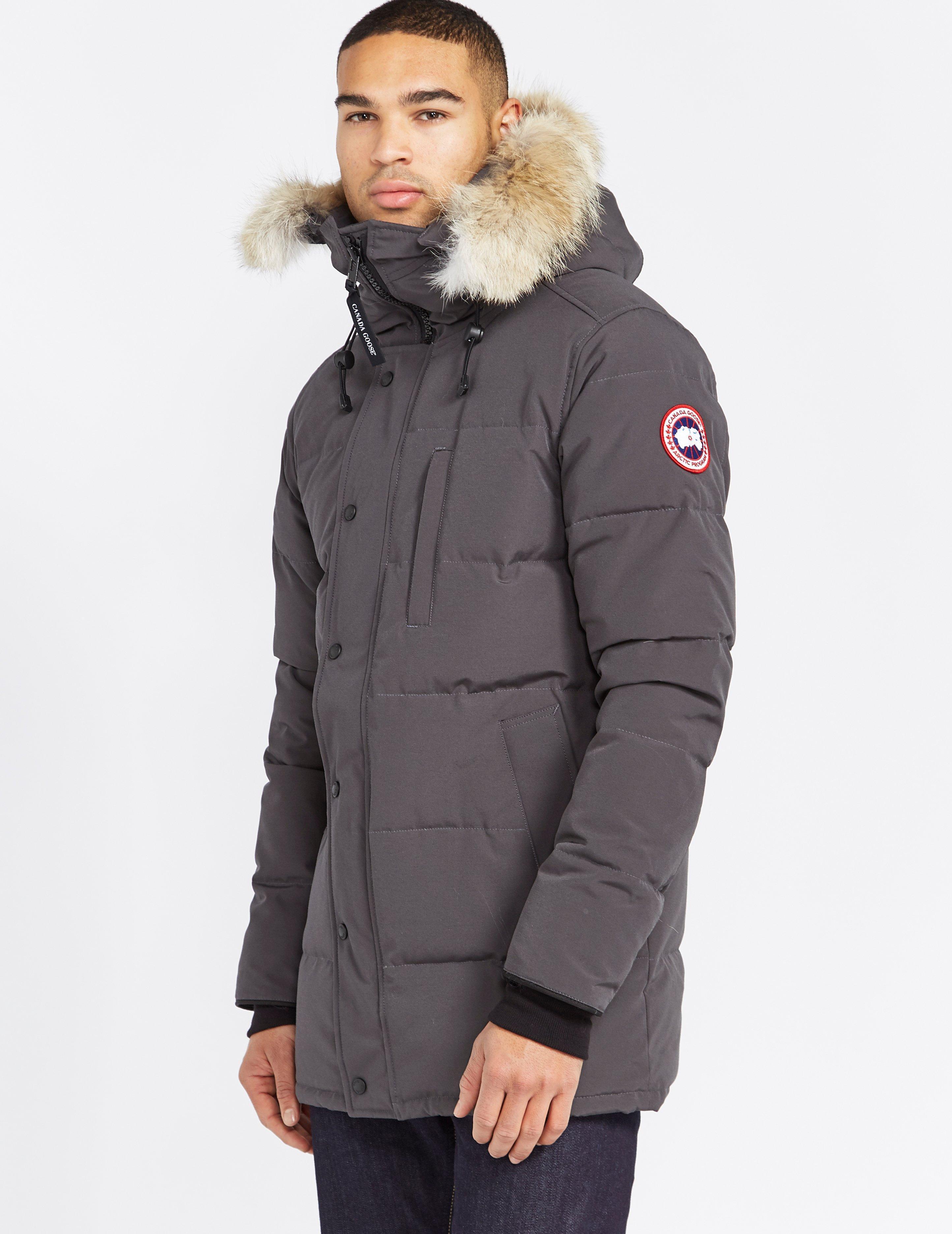 Canada Goose Fur Carson Parka in Grey (Gray) for Men - Save 3% | Lyst