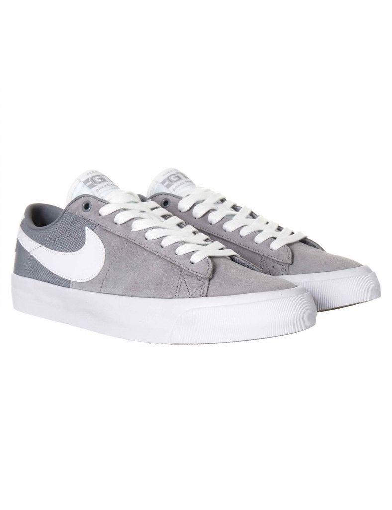 Nike Suede Sb Blazer Low Pro Gt Trainers - Wolf Grey/ in White for Men |  Lyst