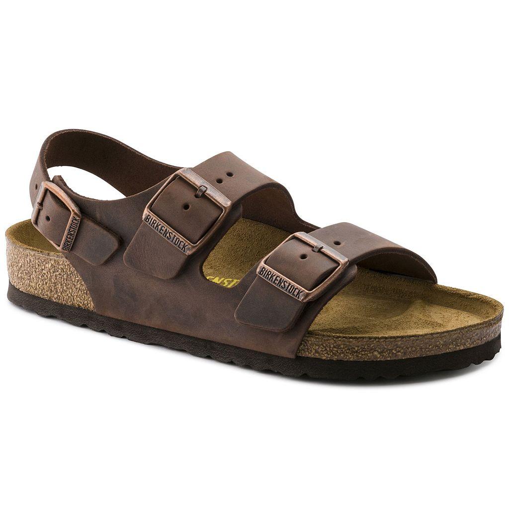 birkenstock milano leather sandals