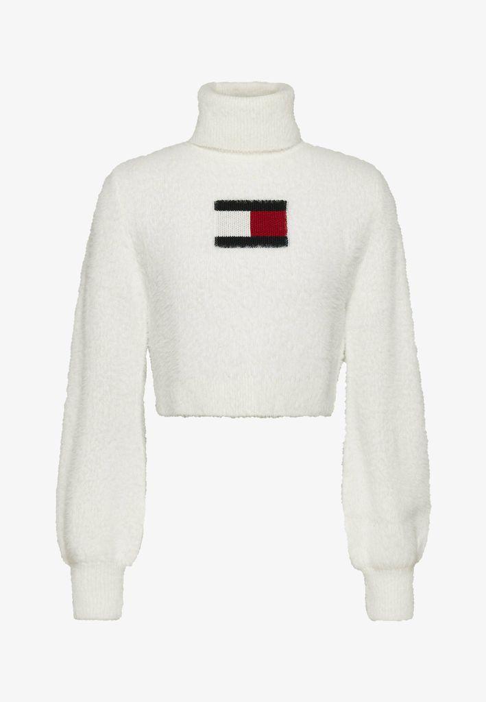tommy jeans white sweater