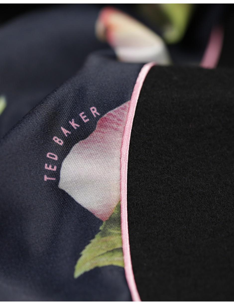 sandral long wool wrap coat