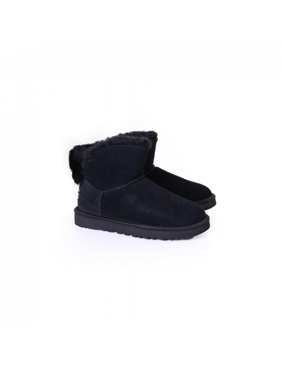 UGG Suede Classic Bling Mini Boot in Black - Lyst