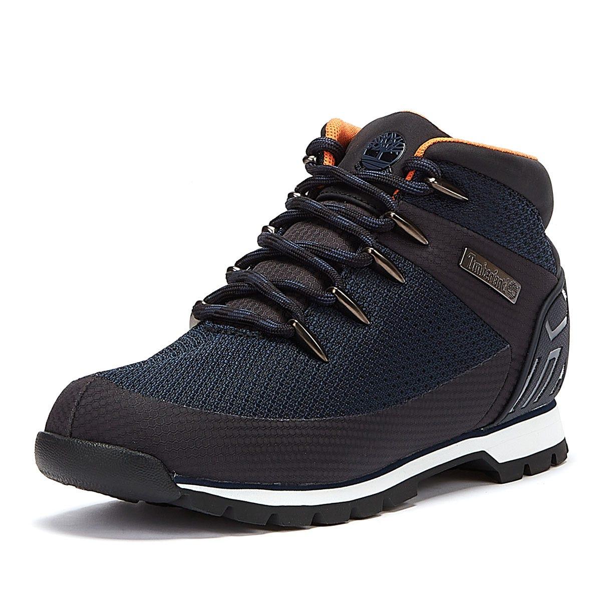 Timberland Lace Euro Sprint Fabric Waterproof Boots in Blue for Men | Lyst