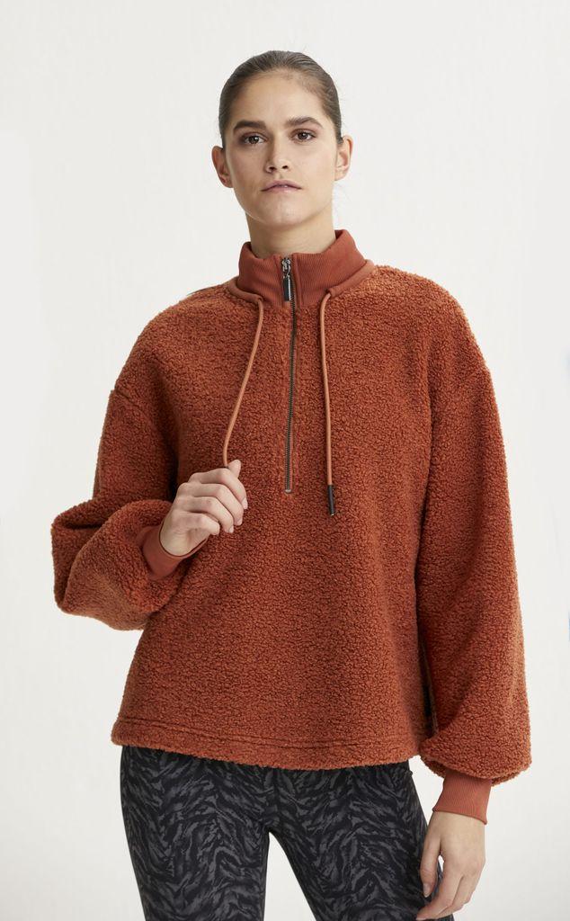 auburn sherpa pullover