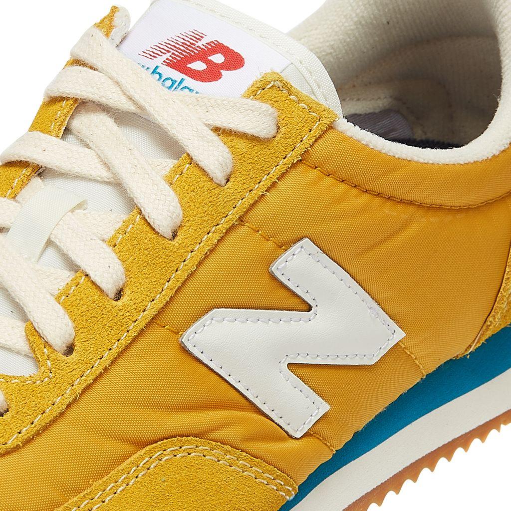 New Balance Suede 720 Mustard / Blue Trainers in Yellow for Men | Lyst