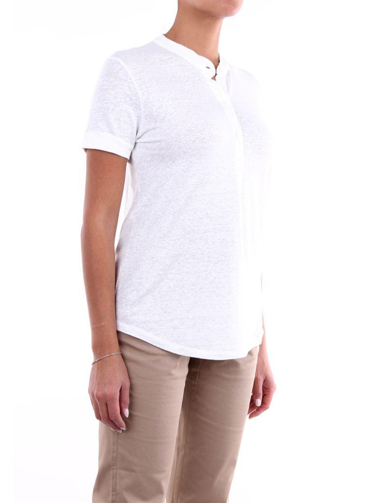 Majestic Filatures Linen T-shirt Short Sleeve Women White - Lyst