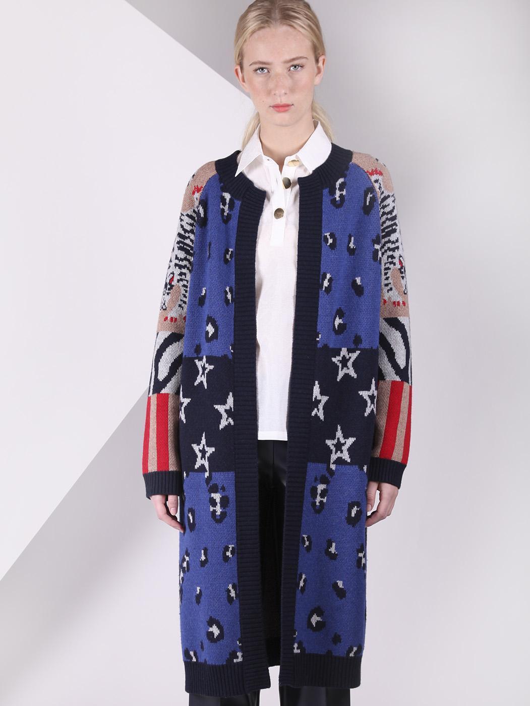 Vilagallo Lynn Tiger \u0026 Star Cardigan 