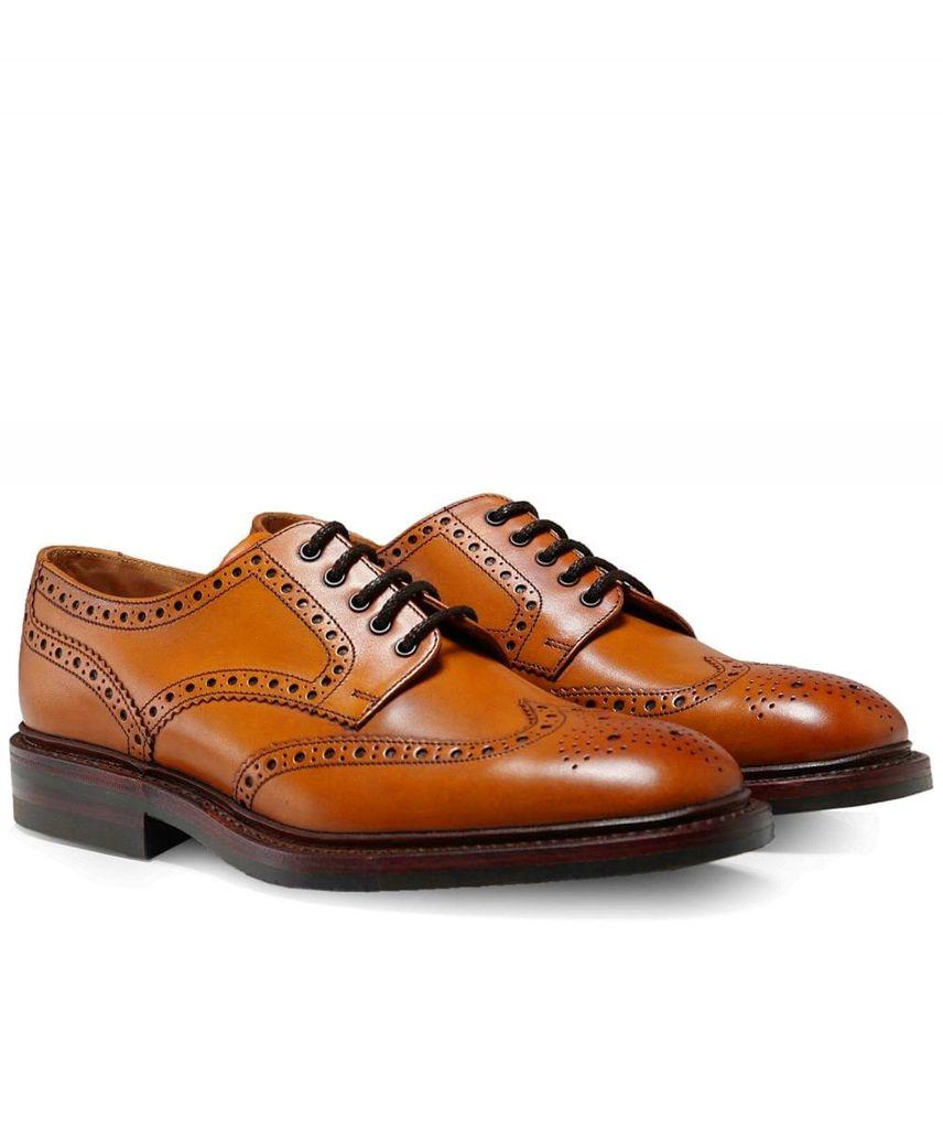 Loake Leather Loake Chester Brogue in Tan (Brown) for Men - Lyst