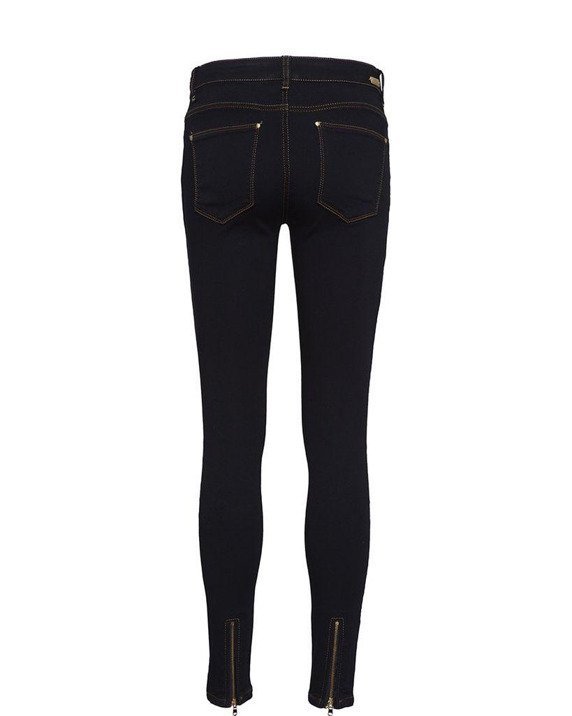 Mos Mosh Victoria 7/8 Silk Touch Jeans in Black - Lyst
