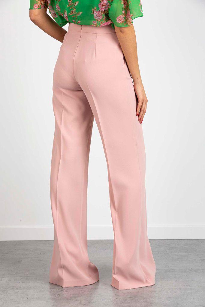 Pinko O Pantaloni A Vita Alta Con Bottoni in Pink - Lyst