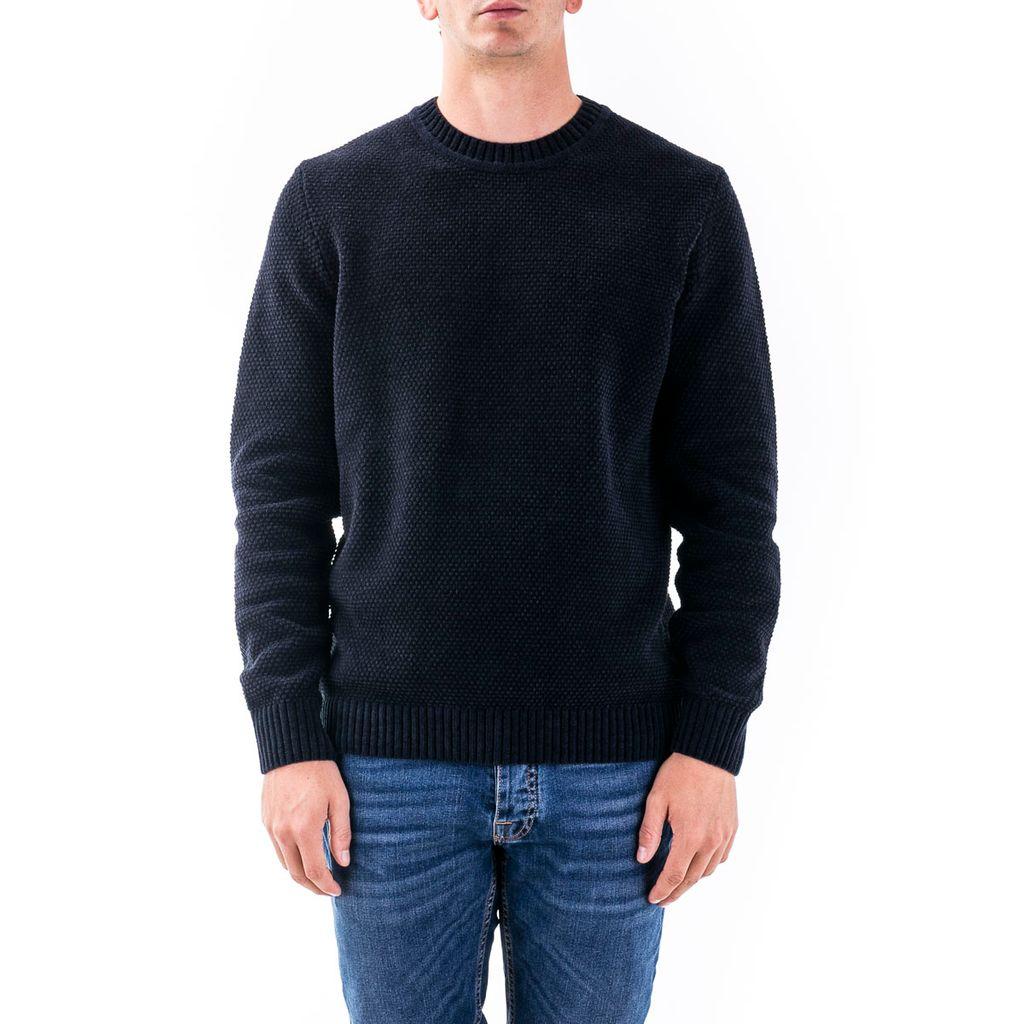 BOSS by Hugo Boss Cotton Sweaters in Blue for Men - Lyst