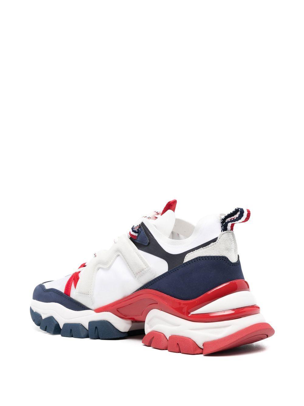 Moncler Leather Panelled Logo Sneakers 