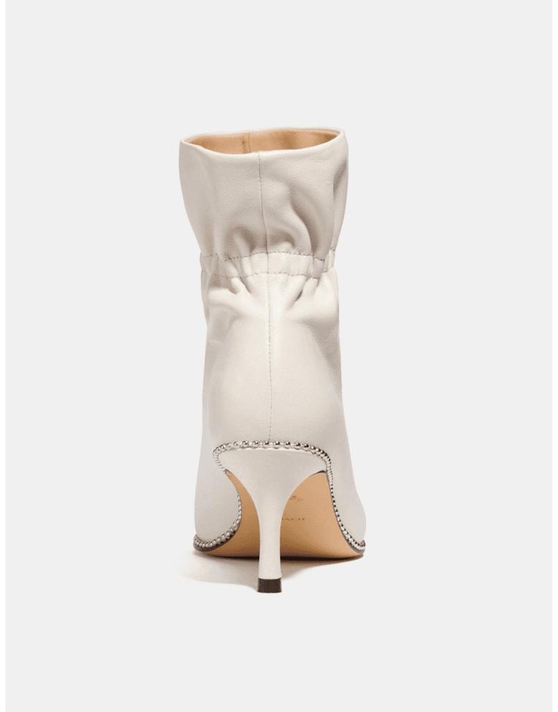 COACH Leather Wynie Bootie 4, in White 
