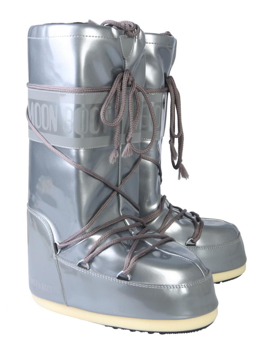 moon boot vinile met silver