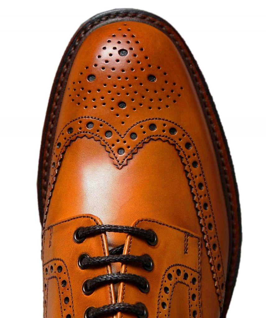 Loake Leather Loake Chester Brogue in Brown for Men | Lyst