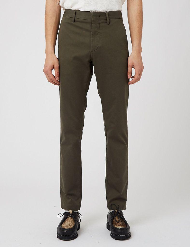 NN07 Cotton Theo 1420 Regular Chino - Army in Green for Men - Lyst