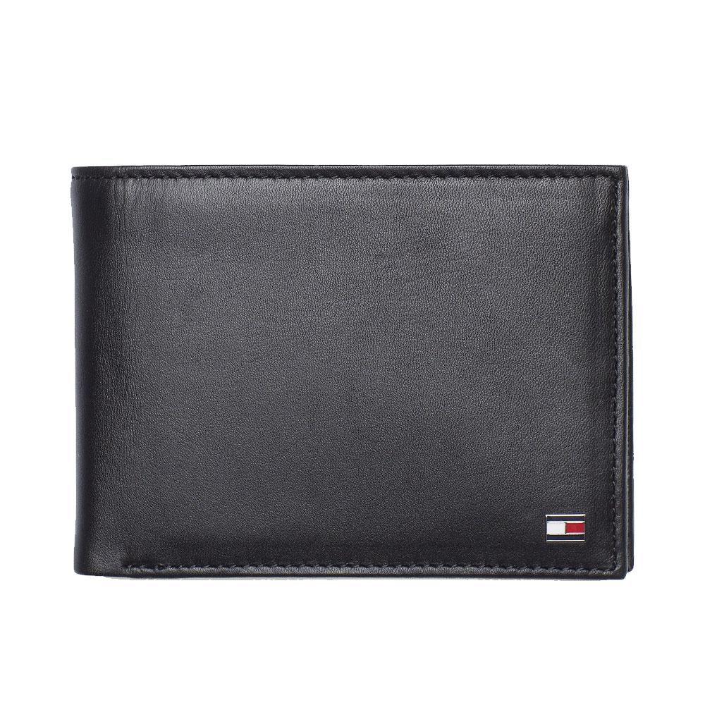 Tommy Hilfiger Leather Eton Card And Coin Wallet in Black for Men | Lyst