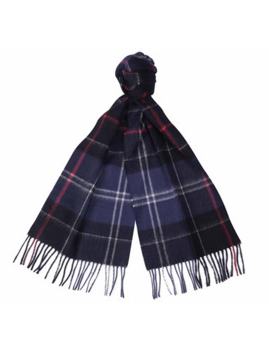 Barbour Tartan Cashmere Scarf in Blue Lyst