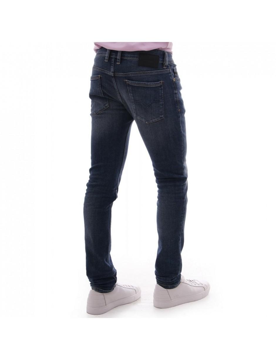 DIESEL Denim Sleenker 082ab Reg Leg Jeans in Blue for Men - Lyst
