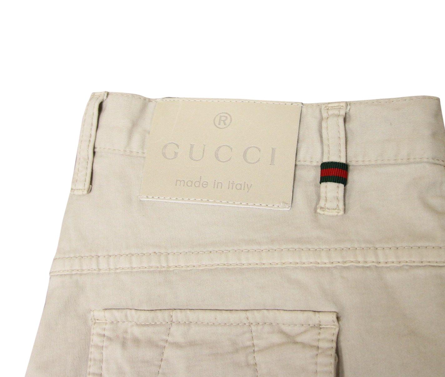 Gucci Cotton Beige Dirty Washed Casual 