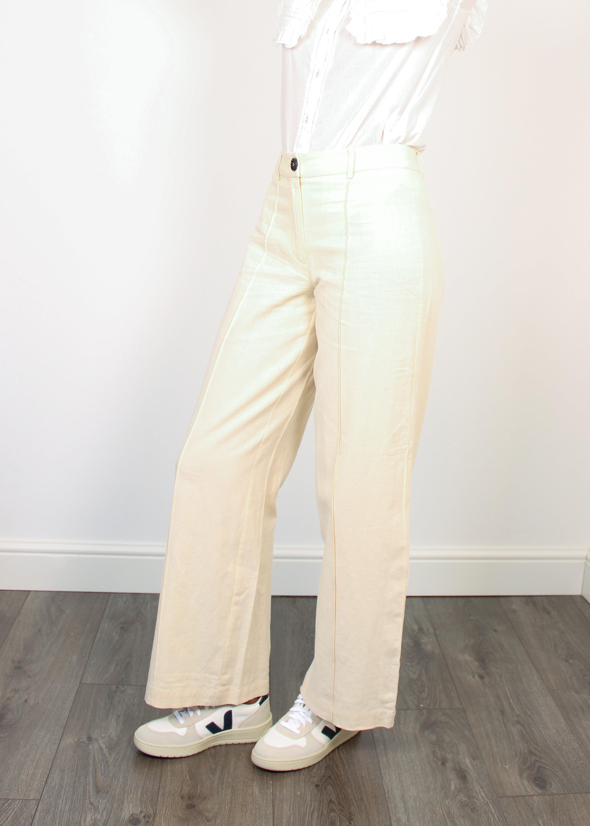 Linen Slf Malvina Ida Wide Leg Trousers 