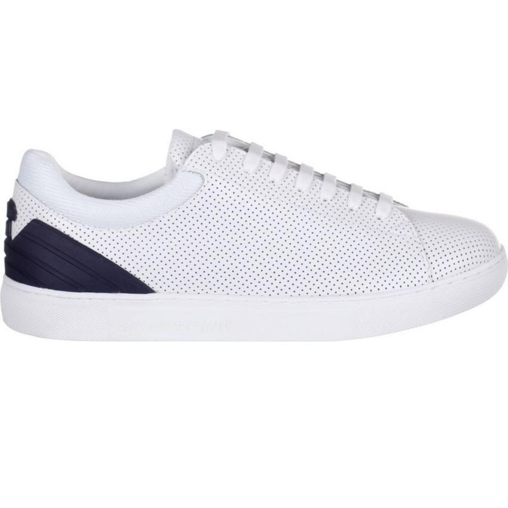 white ea7 trainers