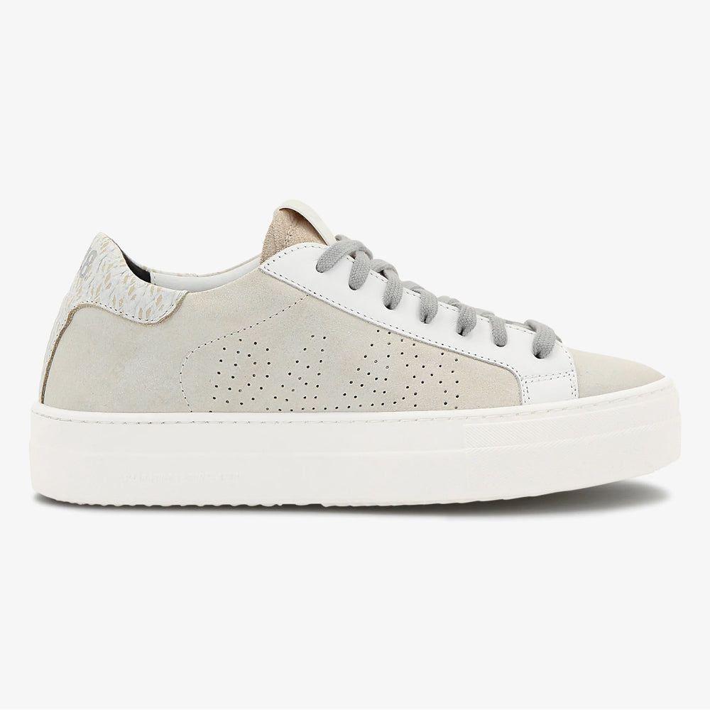 P448 Leather Thea Braid Trainers in White | Lyst Canada
