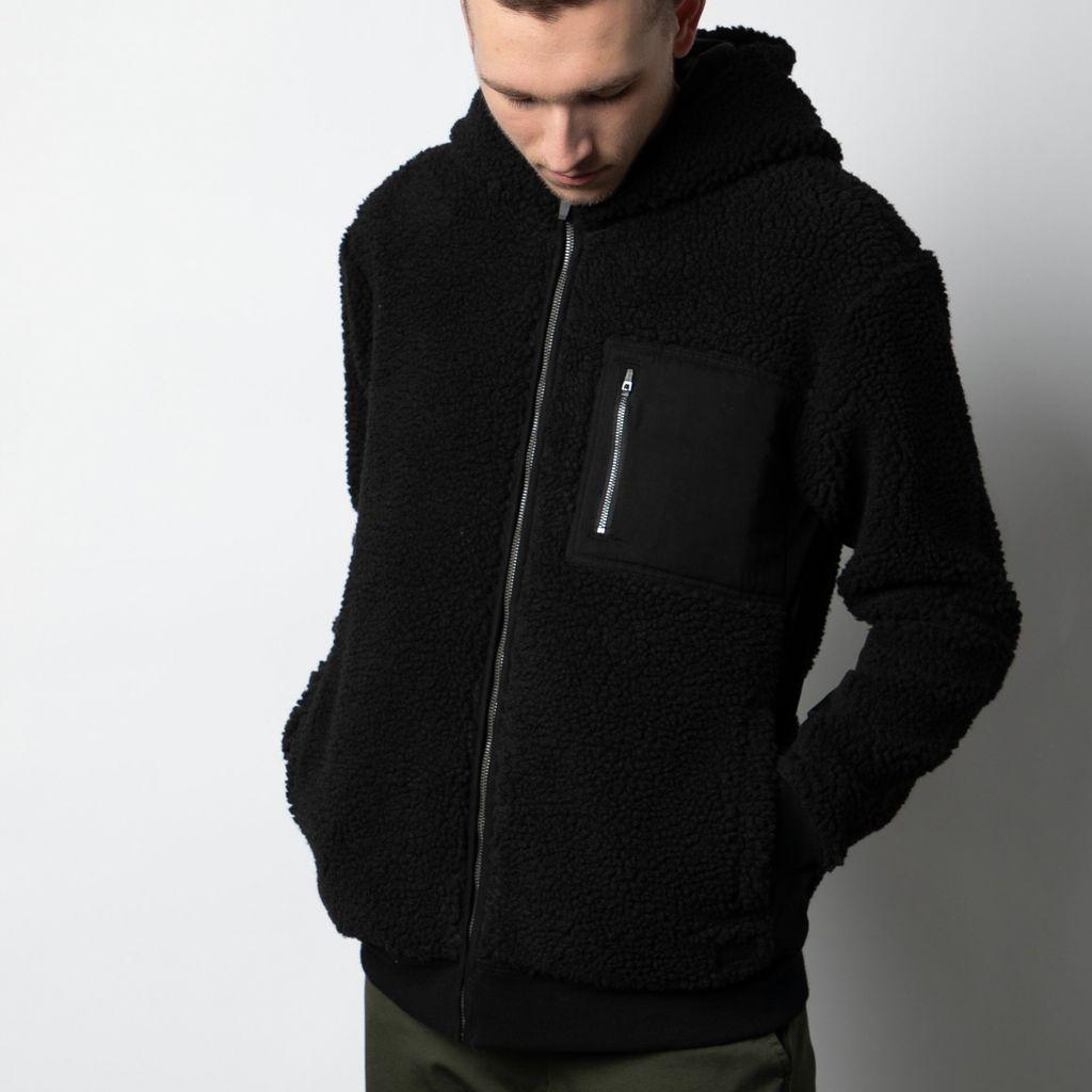 rvca hoodie black