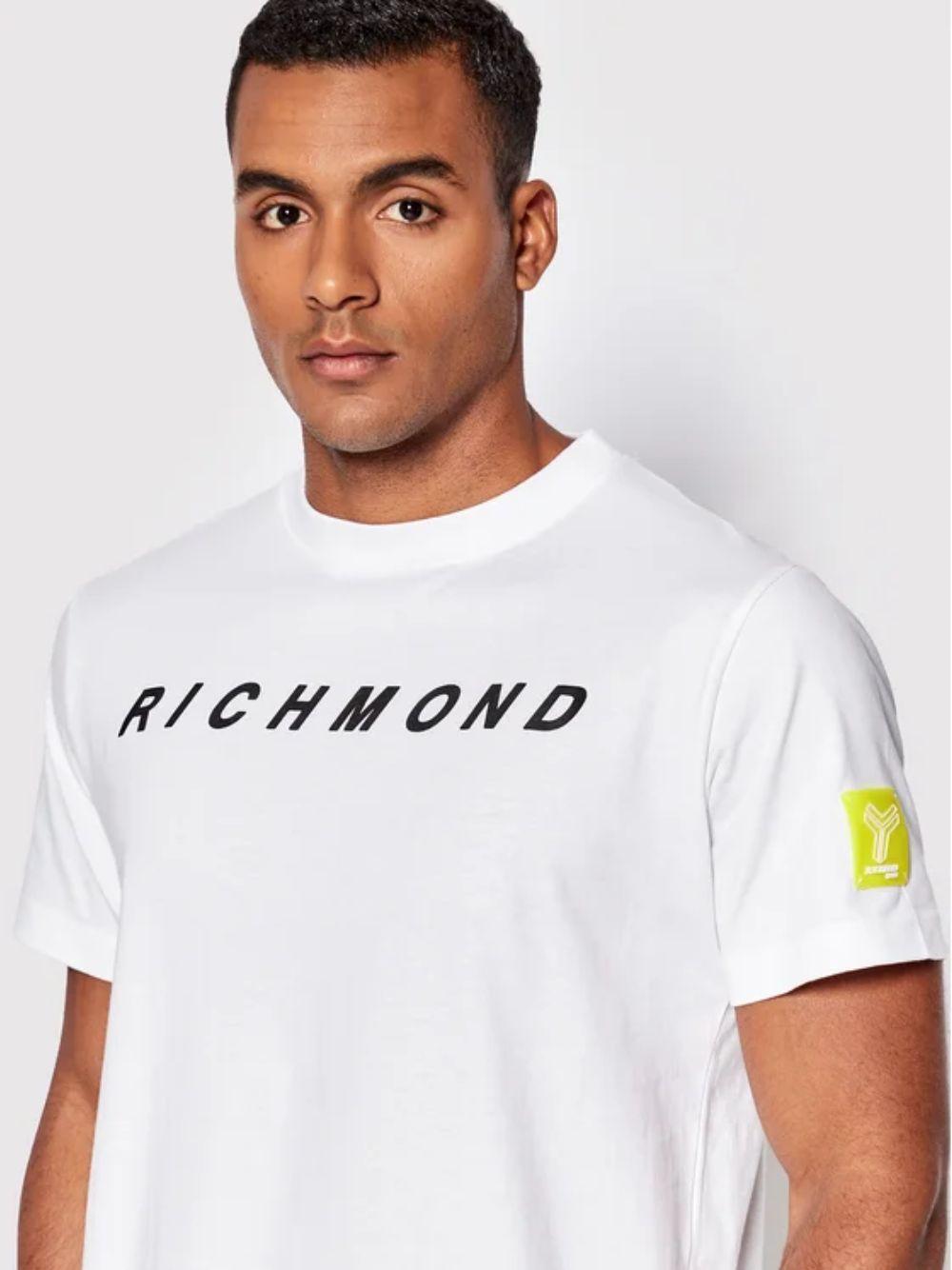 John Richmond T-shirt Uma22014ts Bianco Regular Fit in White for Men | Lyst