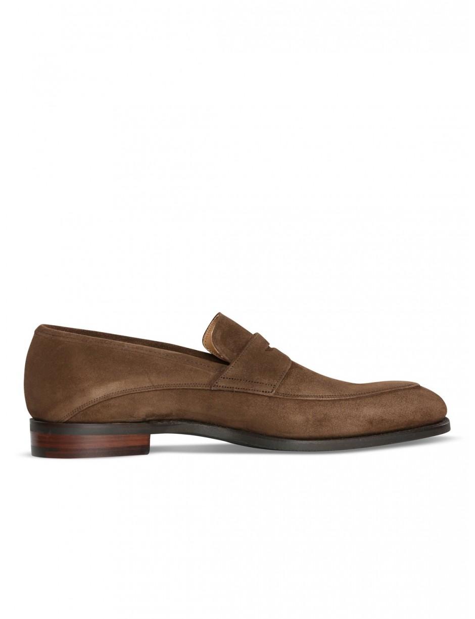 Cheaney Brown Suede Lewisham Penny 