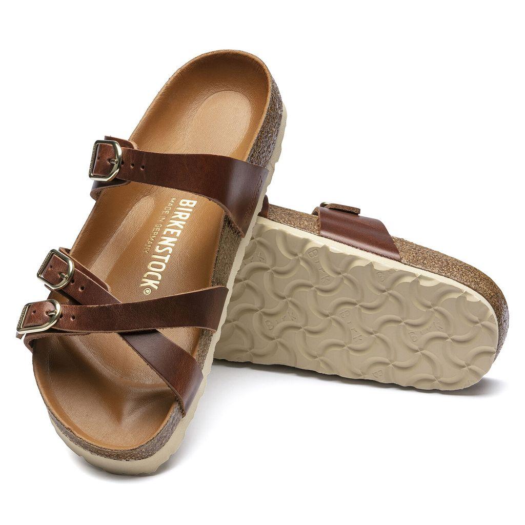 Birkenstock Sandalo Franca in Brown - Lyst
