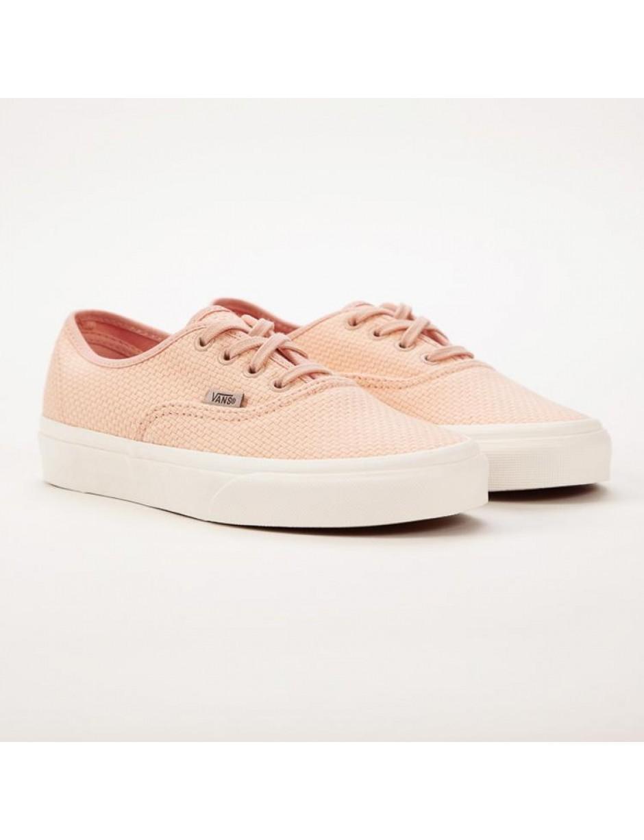 woven check authentic vans