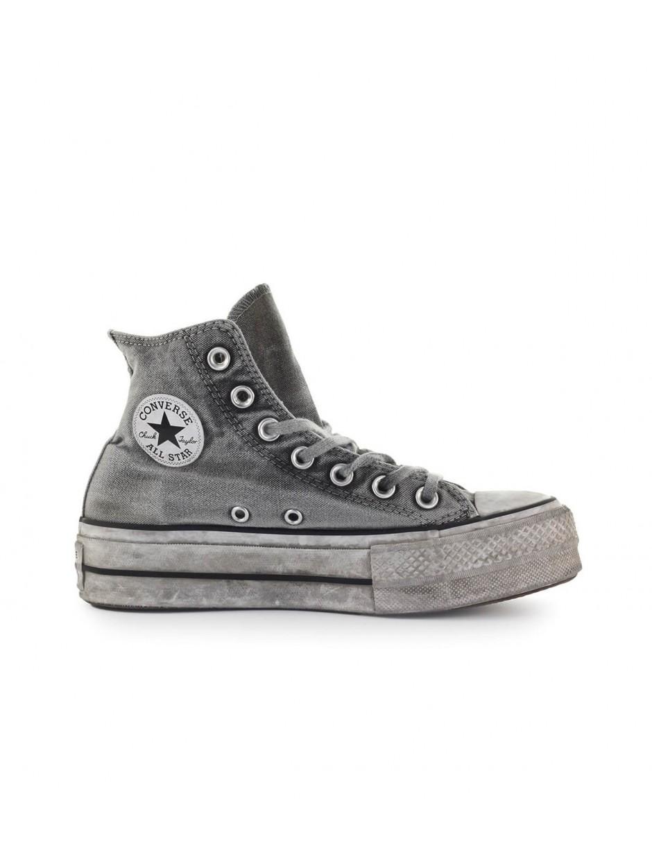 Converse All Star Chuck Taylor Smoked Grey Sneaker in Gray | Lyst