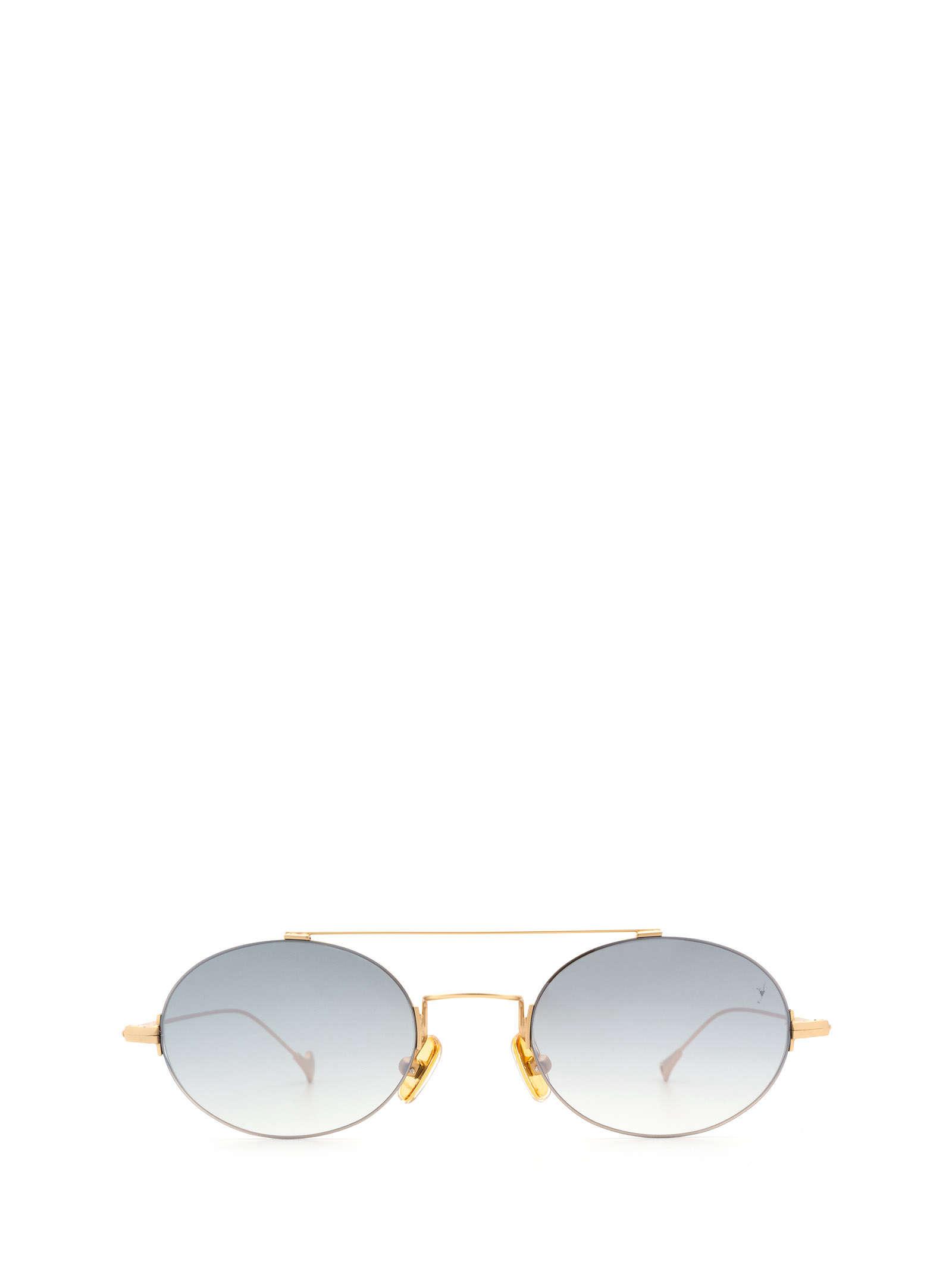 Eyepetizer Celine Matte Gold Sunglasses in White Lyst
