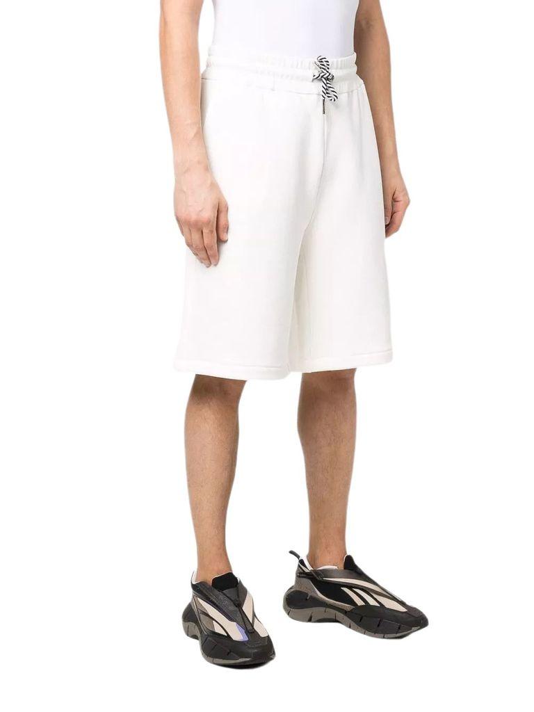 Missoni Us22si0abj009rs00kr Cotton Shorts in White for Men - Lyst
