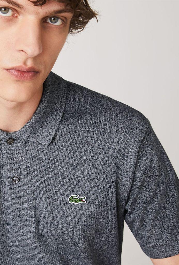 dark grey lacoste polo