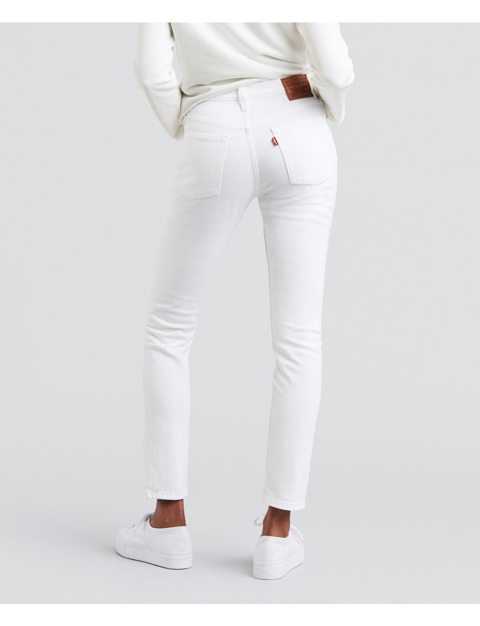 levi's white jeans 501