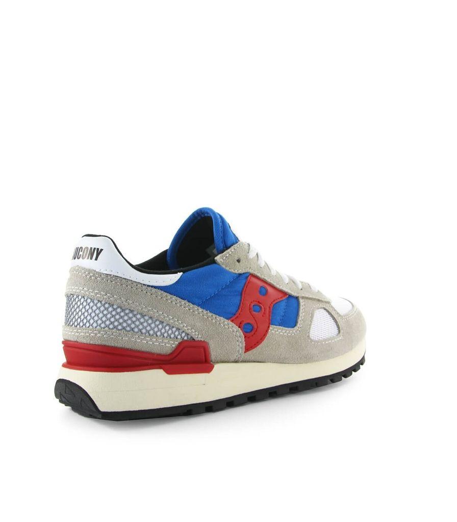saucony grey red