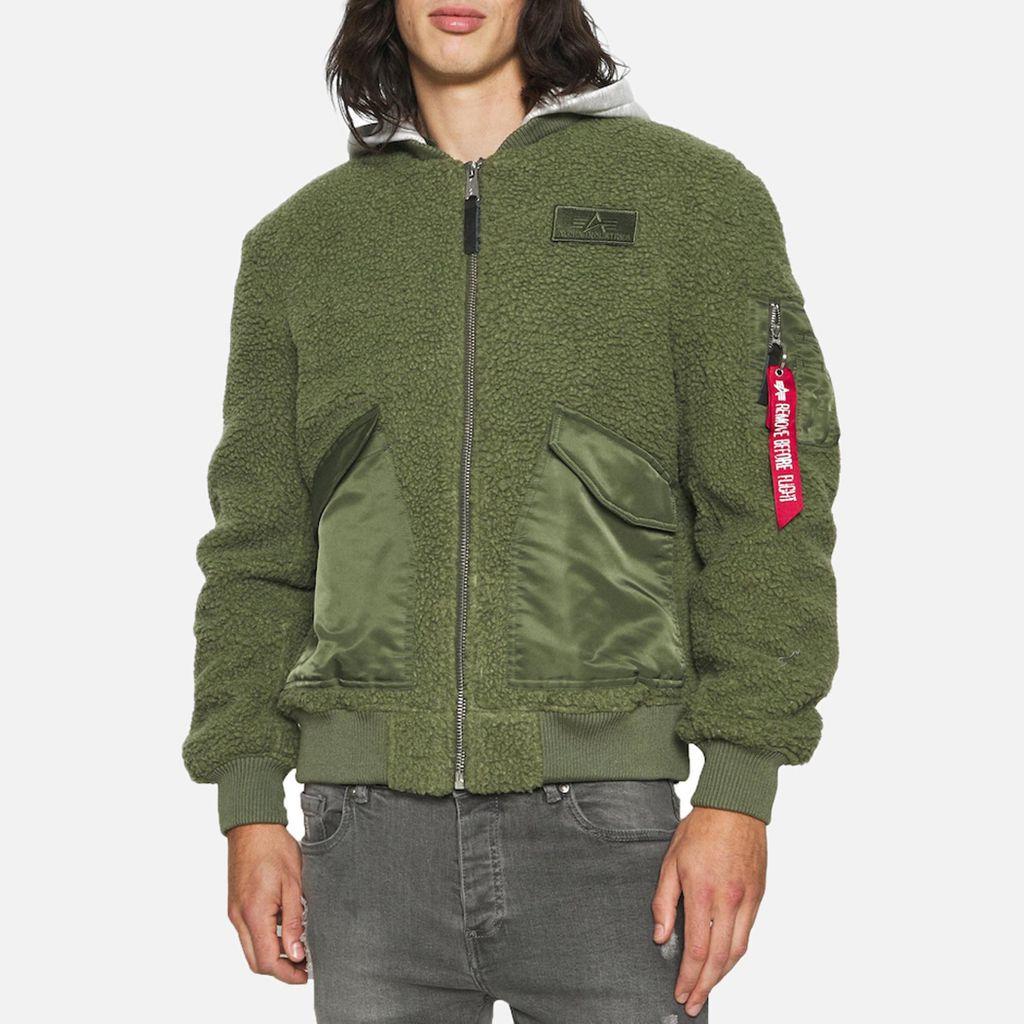 alpha industries teddy jacket