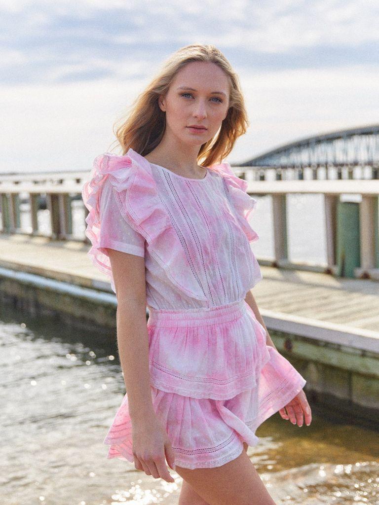 LoveShackFancy Natasha Dress In Island 