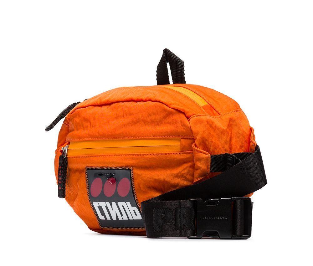 Heron Preston Synthetic Ctnmb Logo Patch Belt Bag in Orange for Men Mens Bags Messenger bags 