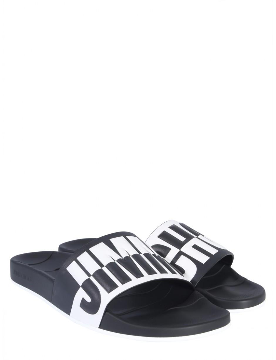 Jimmy Choo Mens Slide Jimmy Sandals in 