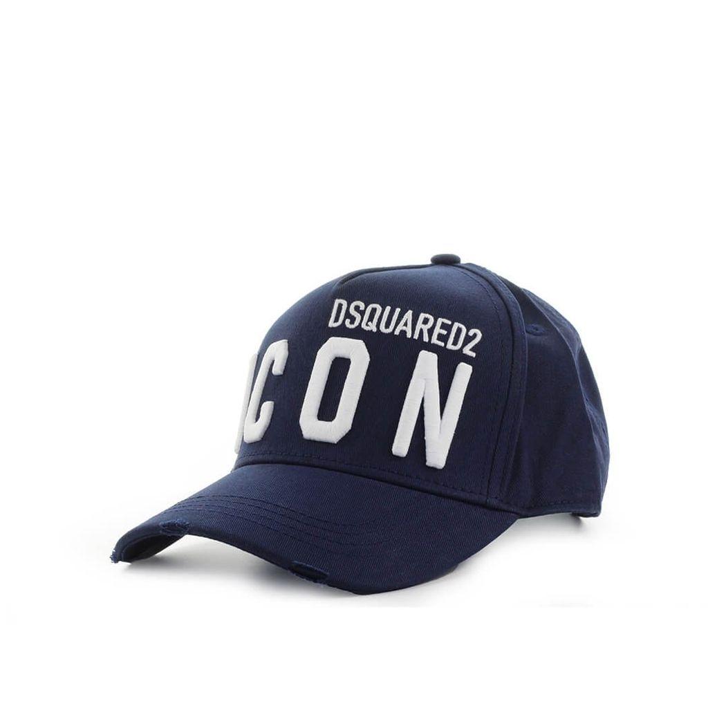 DSquared² Cotton Cappello Da Baseball Icon Blu Navy Bianco in Blue for Men  - Save 48% - Lyst