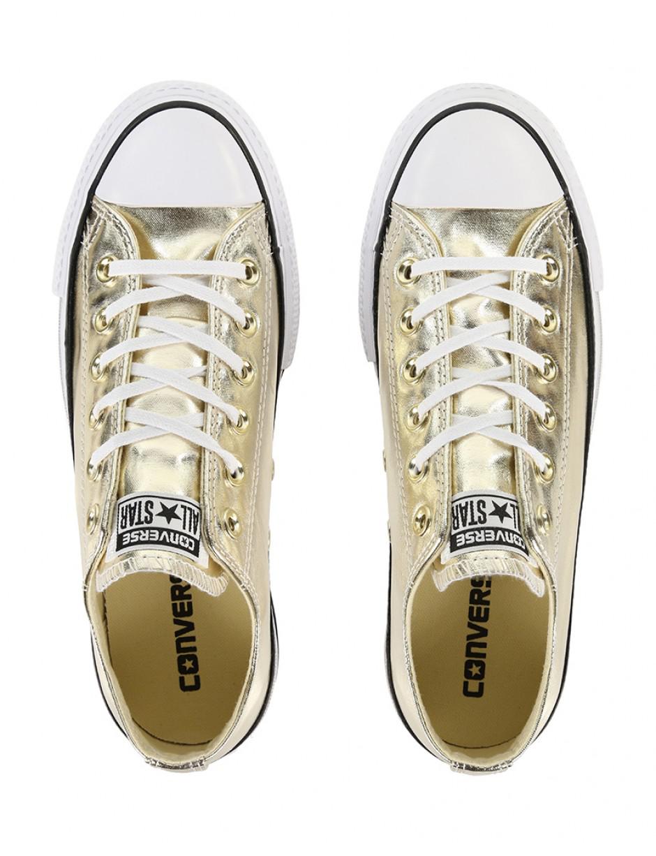 gold platform chuck taylor
