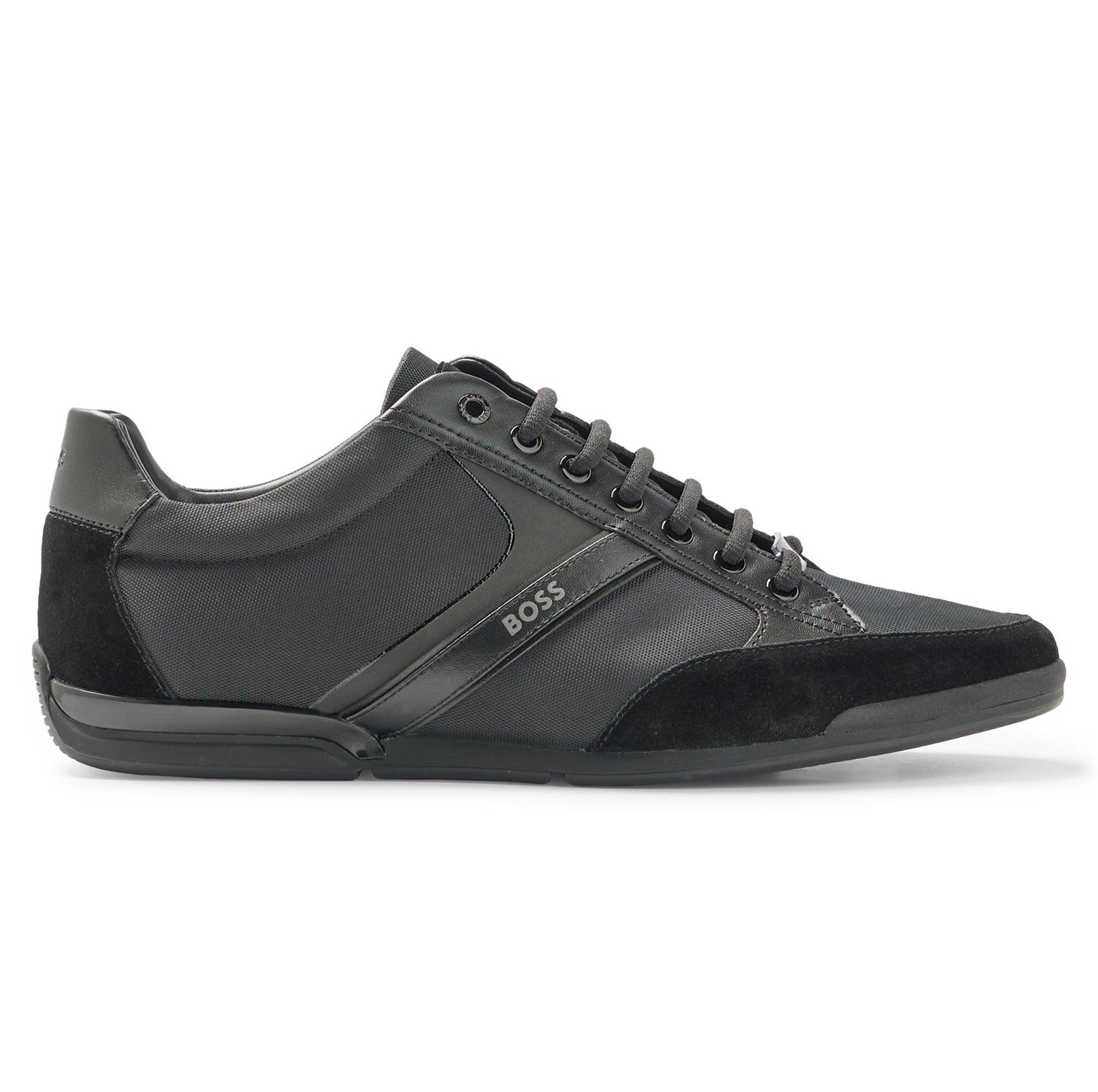 BOSS by HUGO BOSS Saturn Lowp Mx A Trainers in Black for Men | Lyst