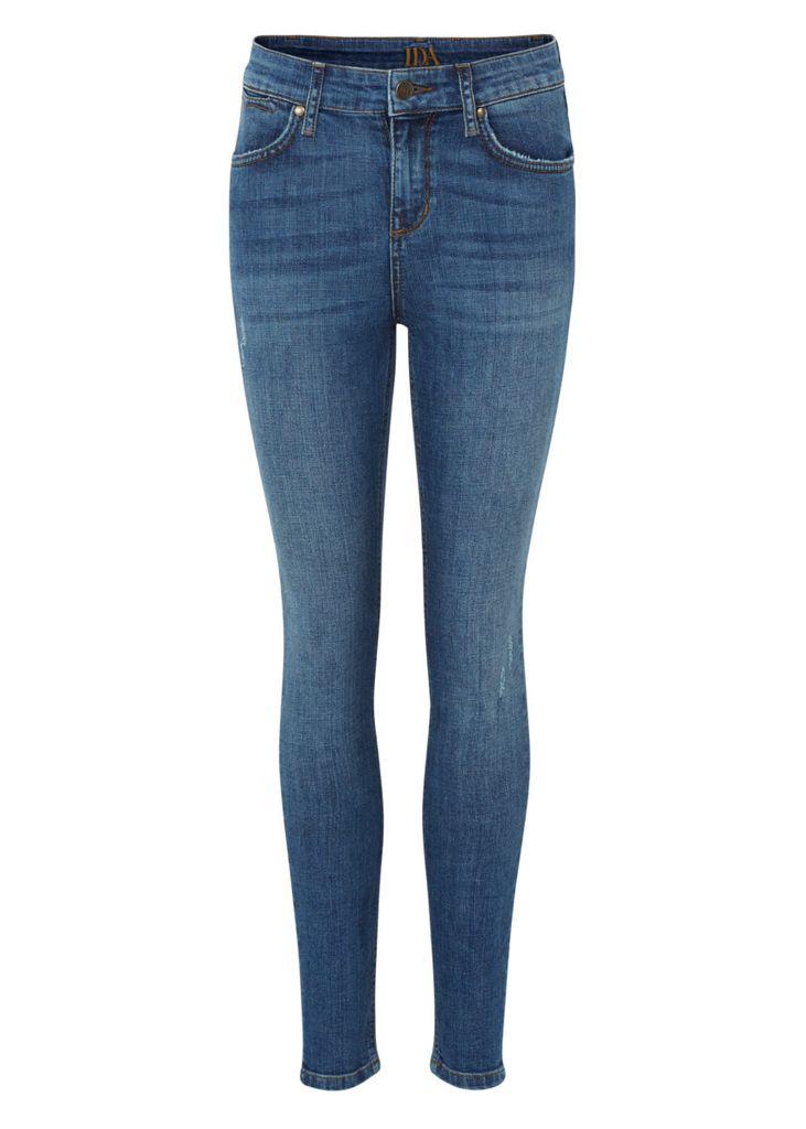 Donna Ida Denim Rizzo High Top Ankle Skinny Jeans in Blue - Lyst