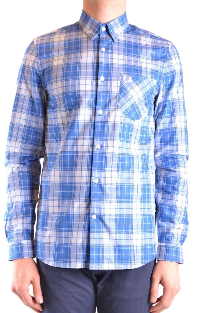 Fred Perry Checked Shirt In Blue for 